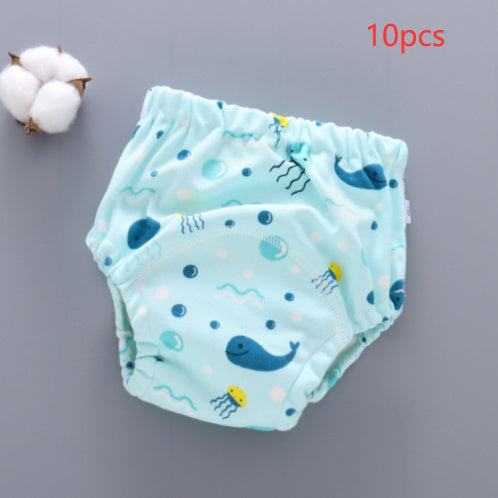 Washable Baby Training Pants - 6-Layer Gauze