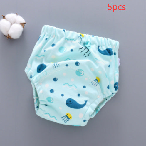 Washable Baby Training Pants - 6-Layer Gauze