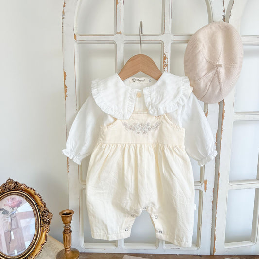 Adjustable Baby Girl Suspender Romper