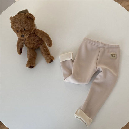 Girls Fleece-Lined Fashion Leggings