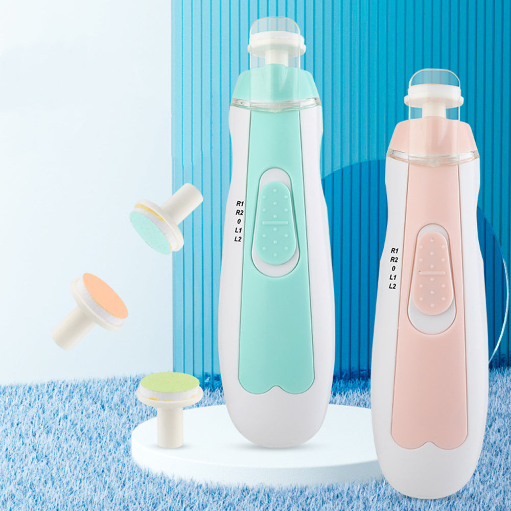 SafeTrim Electric Baby Nail Clipper – Anti-Pinch Grooming Set