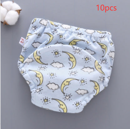 Washable Baby Training Pants - 6-Layer Gauze