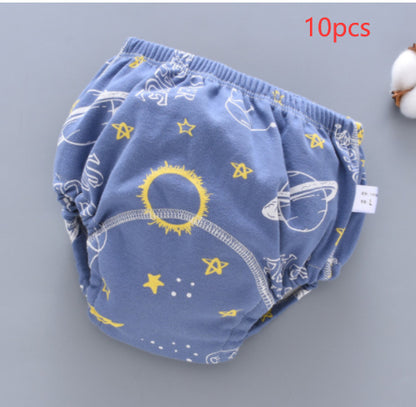 Washable Baby Training Pants - 6-Layer Gauze