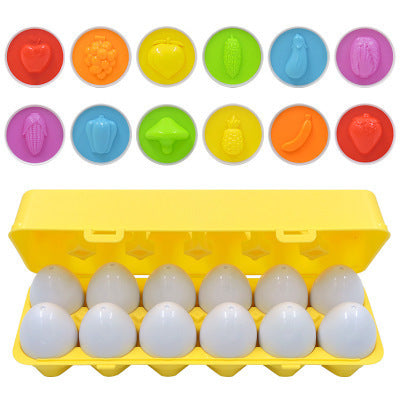 Montessori Matching Eggs – Smart Shape Sorter Toy for Kids