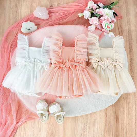 Baby Princess Jumpsuit with Net Skirt