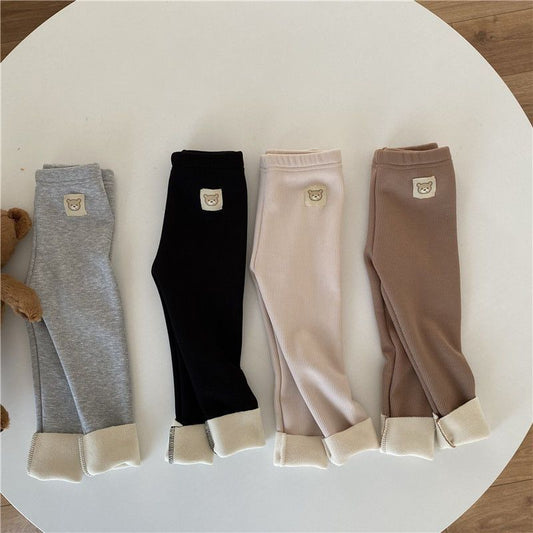 Girls Fleece-Lined Fashion Leggings