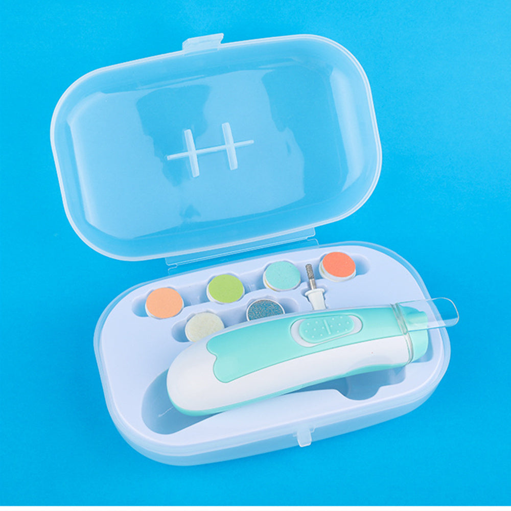 SafeTrim Electric Baby Nail Clipper – Anti-Pinch Grooming Set