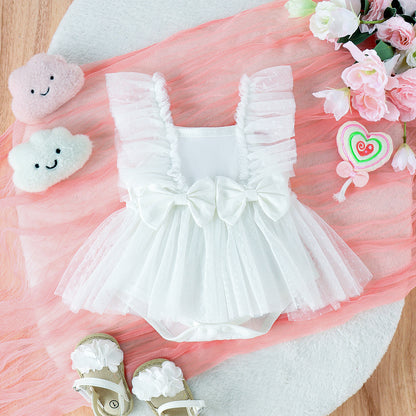 Baby Princess Jumpsuit with Net Skirt
