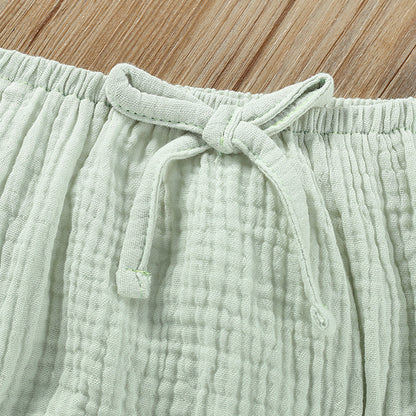 Girls' Summer Set – Sling Top & Hot Shorts