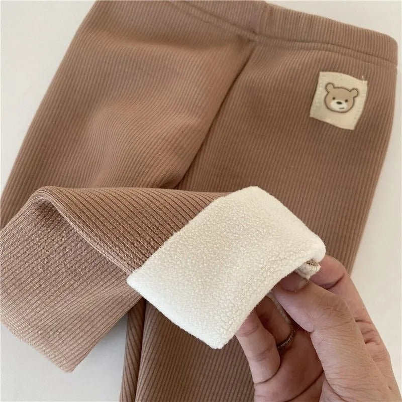 Girls Fleece-Lined Fashion Leggings