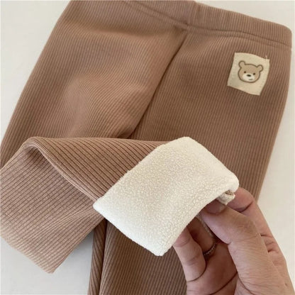 Girls Fleece-Lined Fashion Leggings