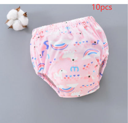 Washable Baby Training Pants - 6-Layer Gauze